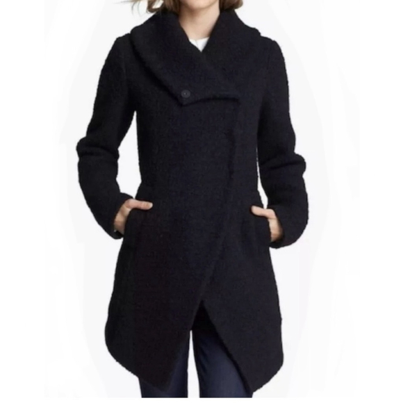 Dawn Levy Jackets & Blazers - Dawn Levy Adelaide Black Short Boucle Coat